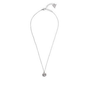 New GUESS Silver-Tone Peony Necklace